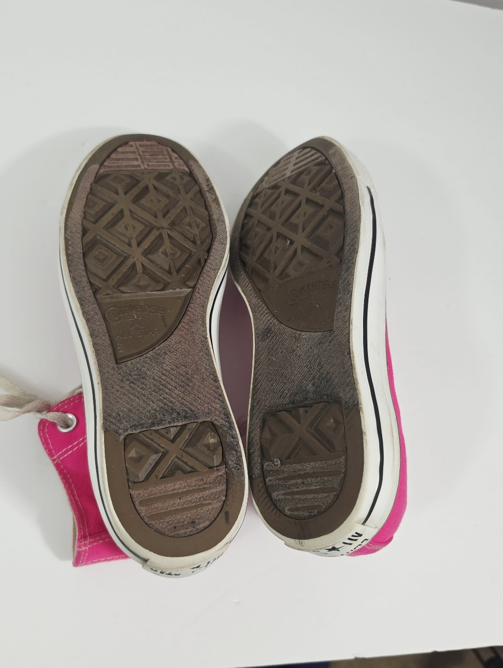 Converse Allstar Hot Pink Hightop Sneakers - Picture 6 of 6